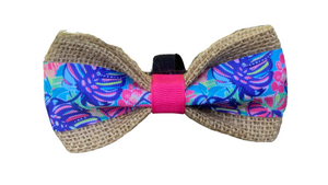 Lilly Pultizer tropical  Bow-Tie
