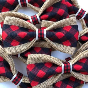Buffalo Plaid Bow-Tie